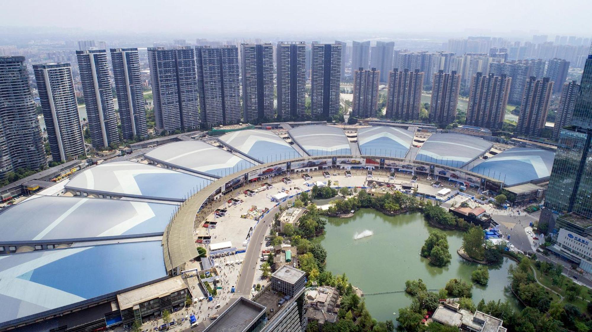 Holiday Inn Chengdu Century City-Westtower Экстерьер фото